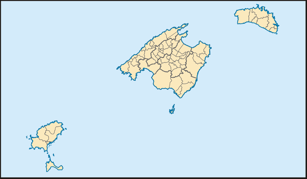 Mapa illes balears